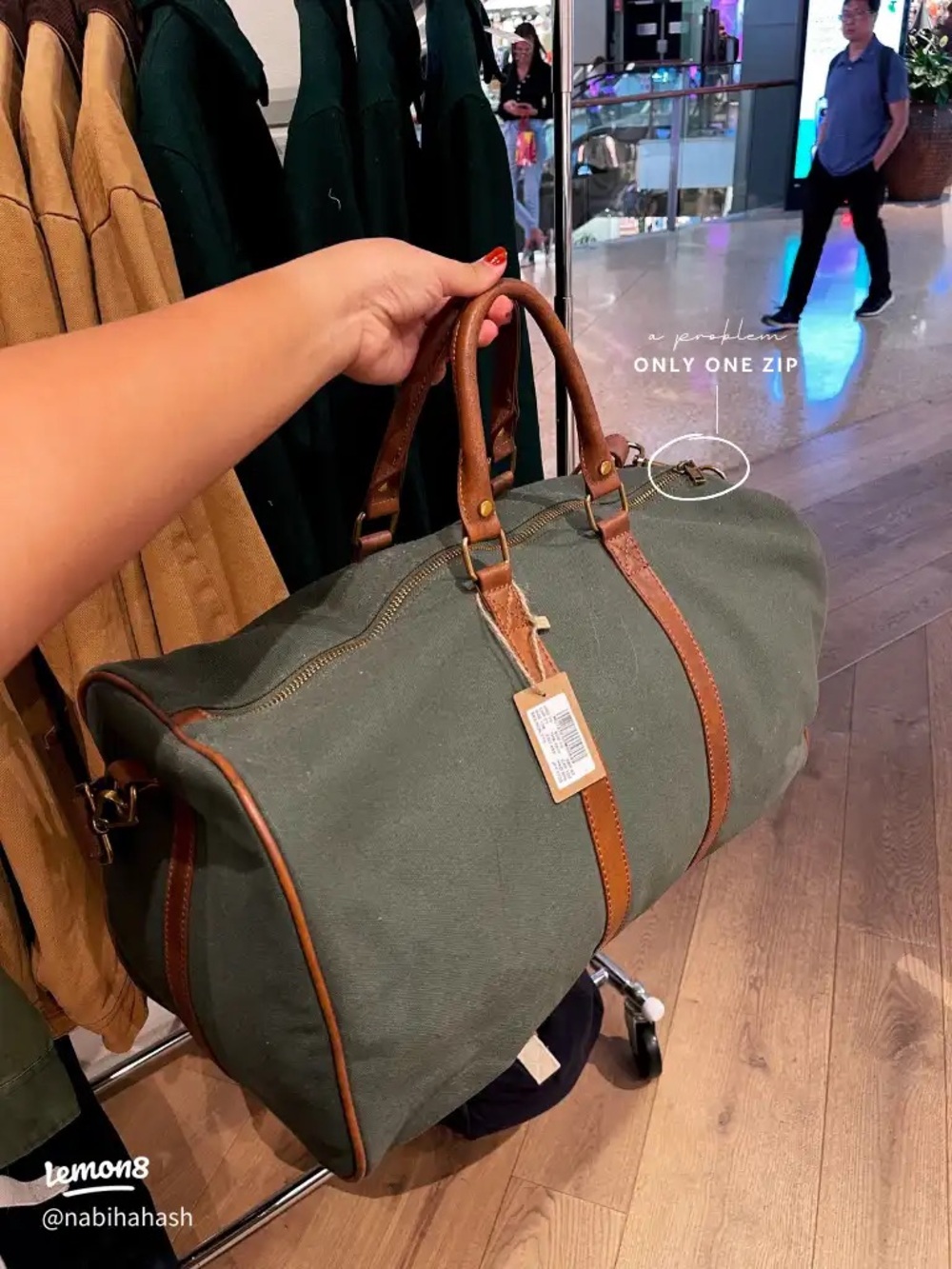 Brandy Melville duffle bag